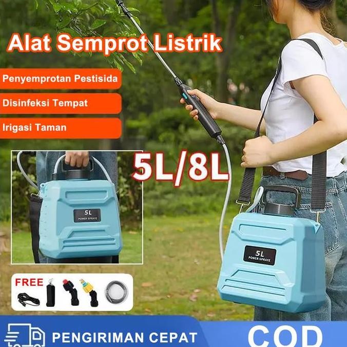ENRIO- Sprayer Tools Semprotan Rumput Elektrik 5/8 Liter Sprayer elektrik 5 Liter SEMPROTAN HAMA