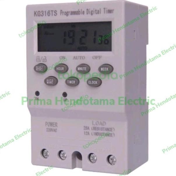 Time Switch Digital Larkin KG-316TS 220V | Timer Digital Switch Time