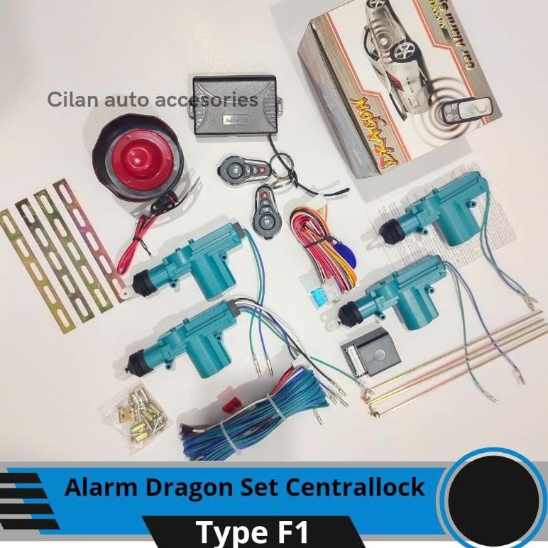 albertGokil- Alarm Kunci Mobil Universal Remot Type F1 Central Lock Set Bisa Untuk Semua Mobil