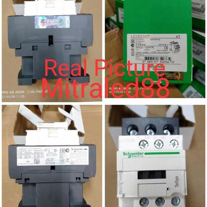 Kontaktor Lcid 25 SCHNEIDER LCID25/LCID25M7 CONTACTOR 220V Telemecaniq