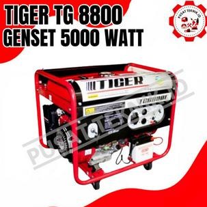 albertGokil Genset TIGER TG8800E 4 tak/Tiger TG 8800 E Genset 5000 watt bensin