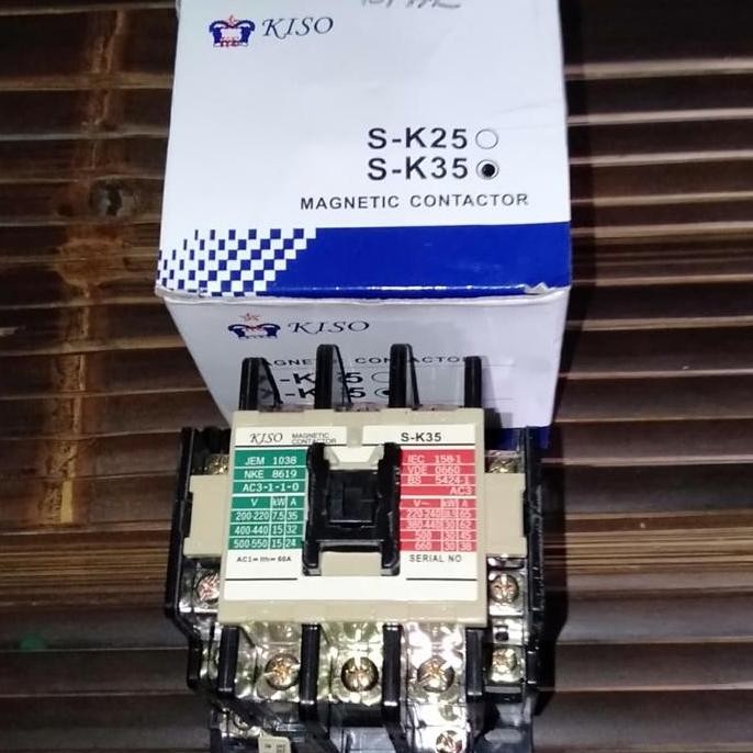 contactor magnetic kiso sk 35 ac 60 a