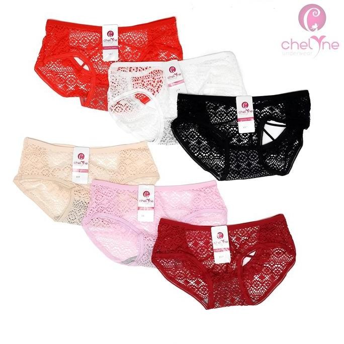 Promo Chelyne Cd Brukat Transparan Wanita 157 Model Mini Cod