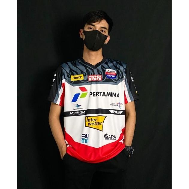 EDELWEIS JERSEY KAOS MANDALIKA RACING TEAM PERTAMINA MOTOGP