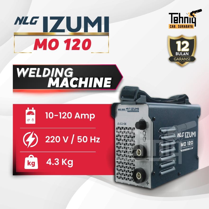 FEVERFEW Mesin Las 450 Watt - Trafo Las Listrik - Inverter Las IZUMI MO 120 / IZUMI MO 160