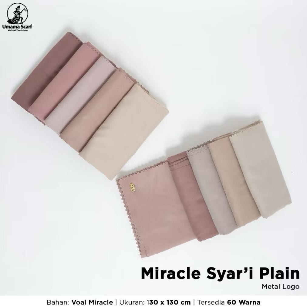 HIJAB SEGIEMPAT VOAL MIRACLE SYARI UMAMA 130x130 LASERCUT