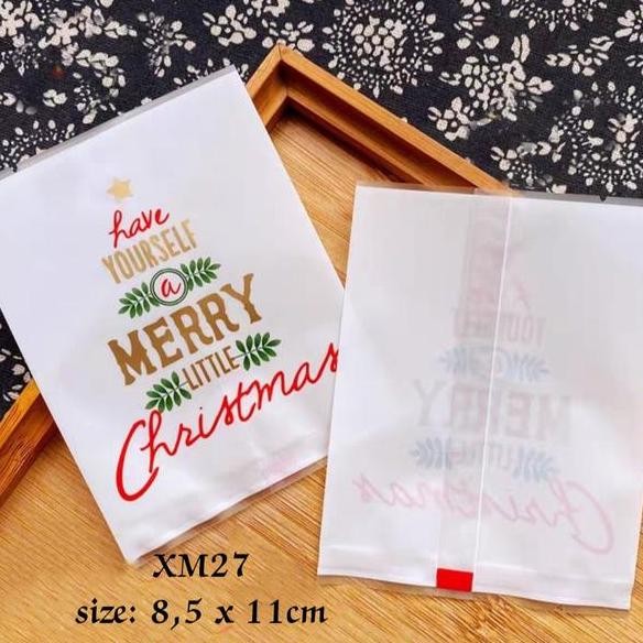 Plastik Natal Xm27 Plastik Kue Kering Cookies Nastar