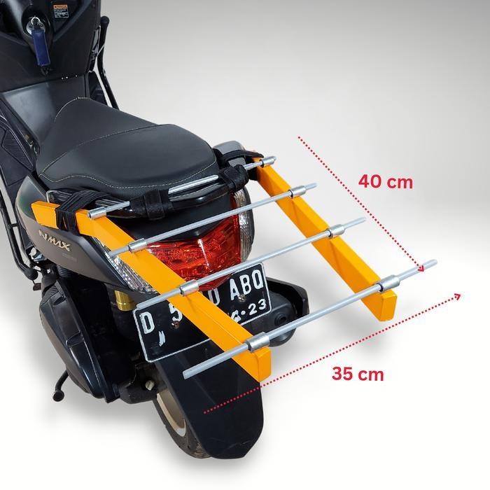 Gendongan Mudik - Besi Behel Belakang - Backrack - Besi Pegangan Motor - Backrest - Bracket Belakang