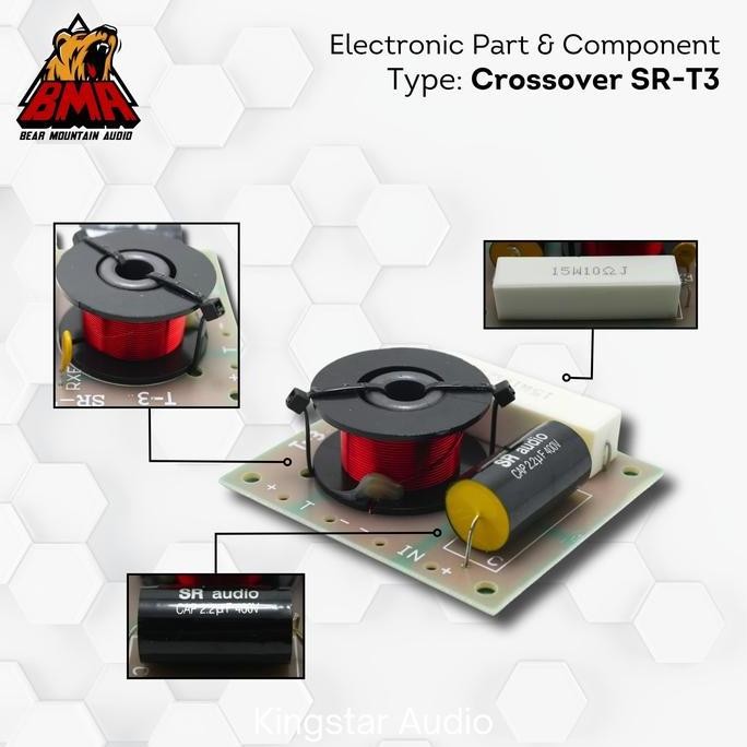 Promo Crossover Tweeter Bma Sr T3 Xover T 3 Pasif 1 Way Crosover High 1 2 Inch Twitter Cod