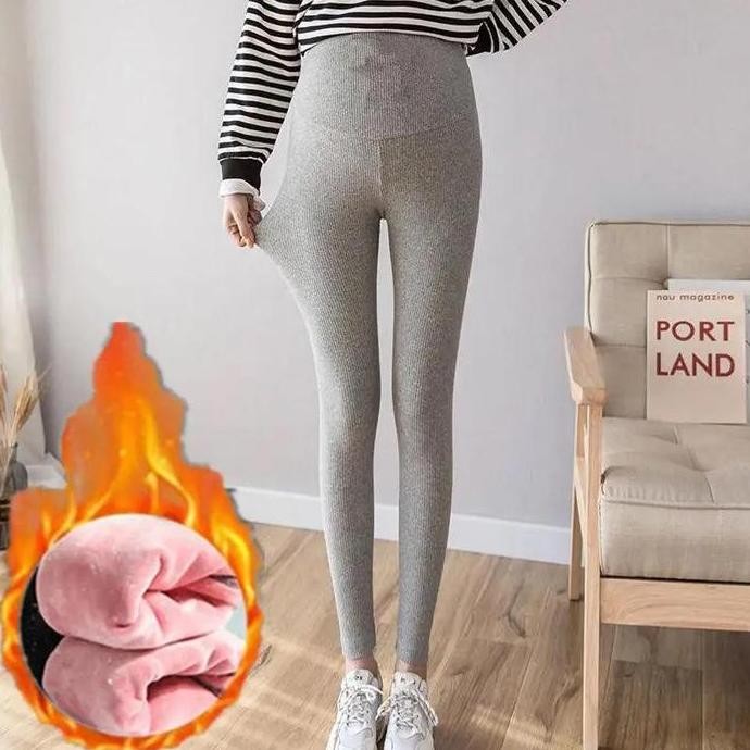 PREGNANCY THERMAL WINTER LEGGING CELANA MUSIM DINGIN IBU HAMIL DALAM CASHMERE VIP