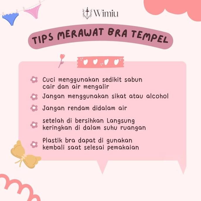 Promo Wimiu Bra Tempel Silikon Bh Silicone Premium Push Up Tempel Nipple Cover Pad Lembut Lebih Teba