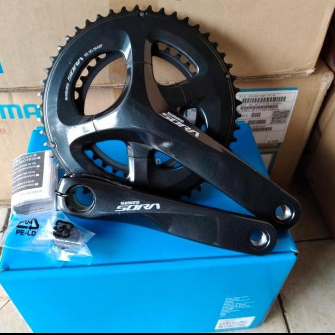 Crank Shimano Sora FC-R3000 Hollowtech 2 50/34T Gir Crank Sora R 3000 Original With Box