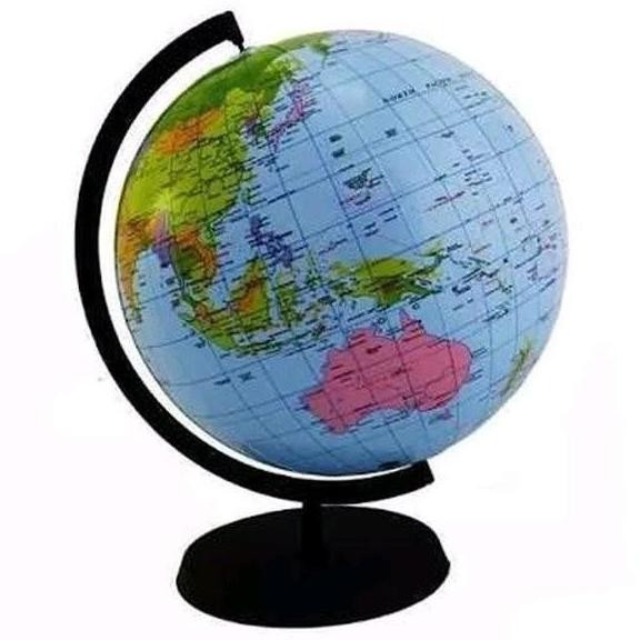 Mainan Globe Edukasi Geografis Anak - Bola Dunia Peta Dunia Globe TKP