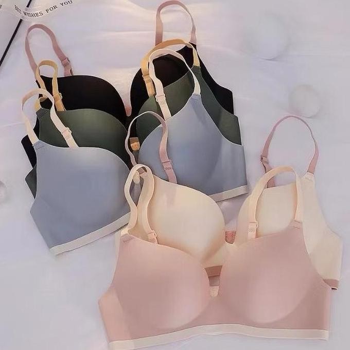 Bra Busa Tebal Wanita Polos Busa Push Up Bra Fashion Seamless Pakaian dalam BH 9015