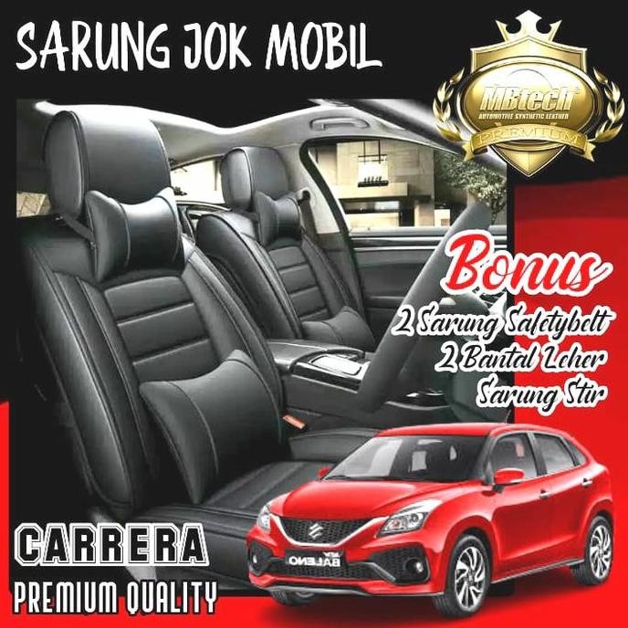 Sarung Jok Mobil MBTECH CARRERA HRV Brio Agya Ayla Jazz Yaris Raize