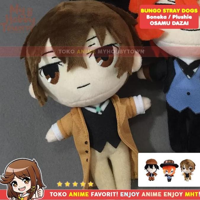 Boneka Karakter Anime Bungou Stray Dogs Osamu Dazai Plushie Doll