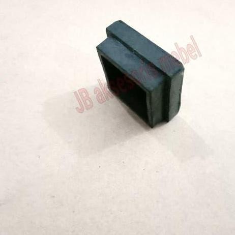 Promo [Perbiji] Karet Tutup Pipa Holo Kotak Persegi Segi 25X25 Mm / Karet Tapak Penutup Pipa Hollow 