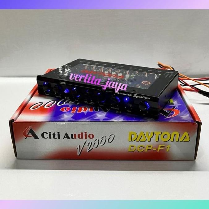 Promo PARAMETRIK EQUALIZER DAYTONA DCF-F1 V2000 TERMURAH CAR AUDIO MOBIL Diskon
