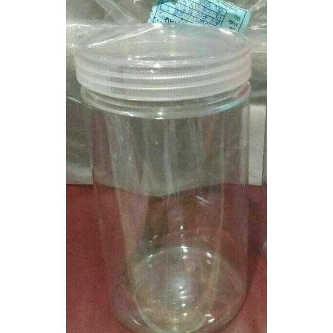 [Best] Jar/toples tinggi plastik/ canister unik kapasitas 1000ml/ cheese stik