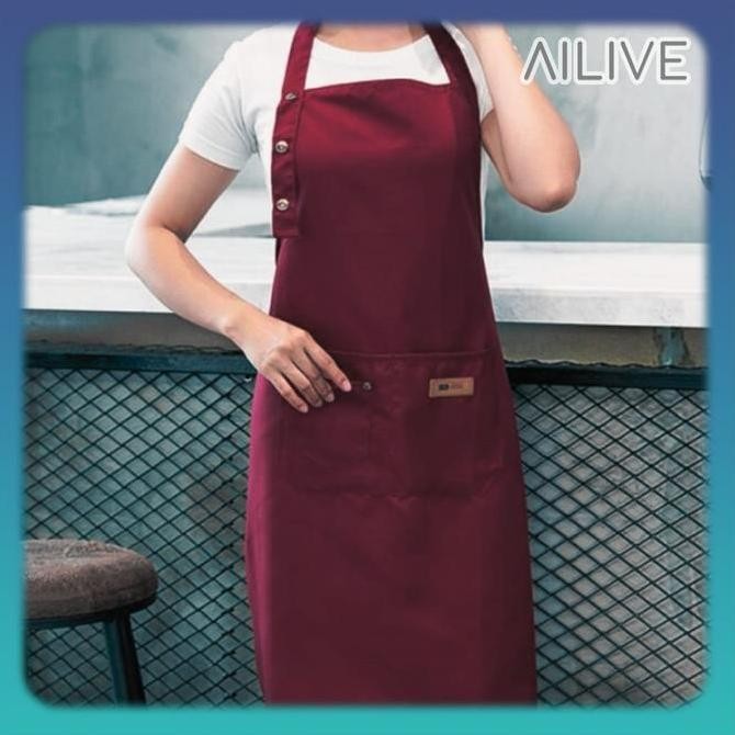 [Best] APRON CELEMEK DRILL KOREAN STYLE/ APRON/ CELEMEK/ BARISTA