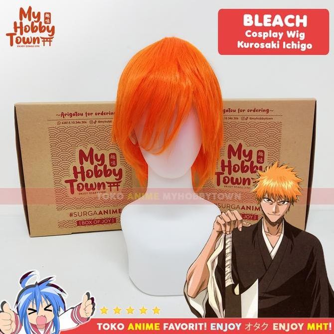 Wig MCoser Orange 30 cm Haikyuu Hinata Shoyo - Bleach Ichigo Kurosaki