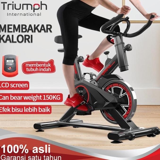 HASCHWALT- Sepeda latihan di rumah/sepeda olahraga/peralatan kebugaran