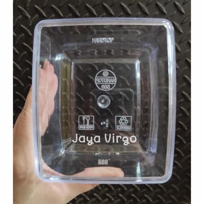 [Best] Toples 588 HARDTOP kotak / toples kue nastar / toples kue kering kotak