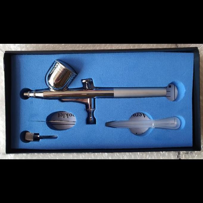 Promo Air Brush Spray Gun Kit Lukis Art Paint Airbrush 0.2Mm 9Cc Cod