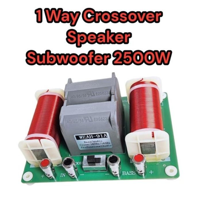 Promo Crossover 1 way Speaker SubWoofer  2500 watt Cocok Speaker 18 inch Original Diskon