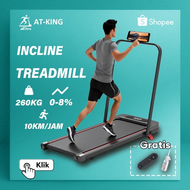 CROWHEX- [Low Watt]Incline Walking Pad Treadmill Portable Running Treadmill Electric Low Watt Treadm