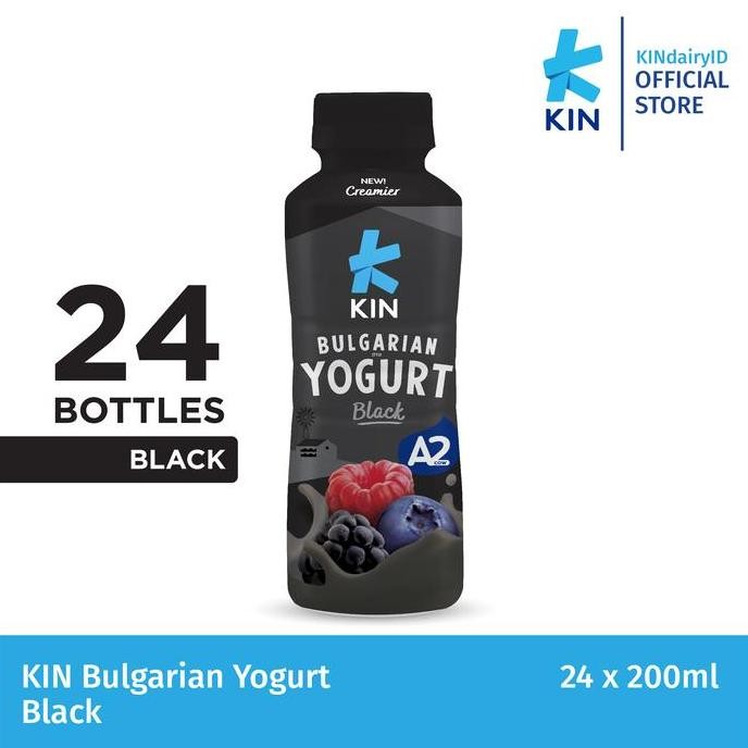 KIN Bulgarian Yogurt Black (24 x 200 ML) TP