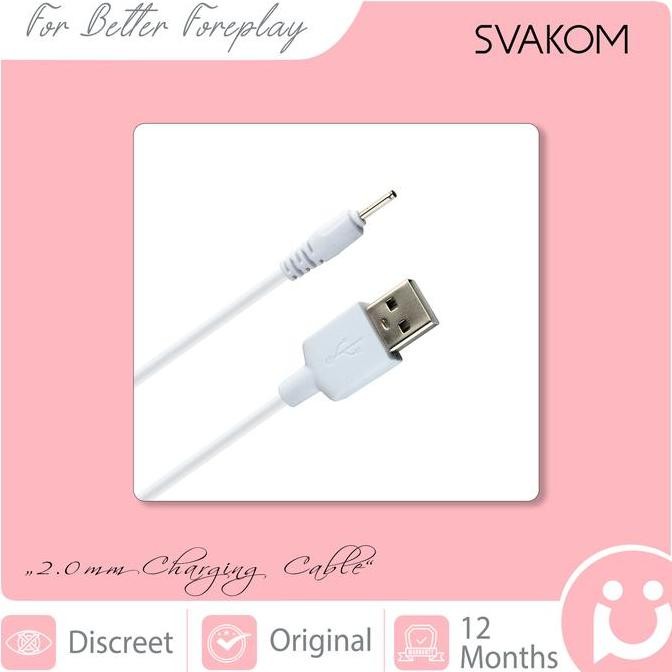 SVAKOM Accessories, 2.0 mm Charging Cable Type 3