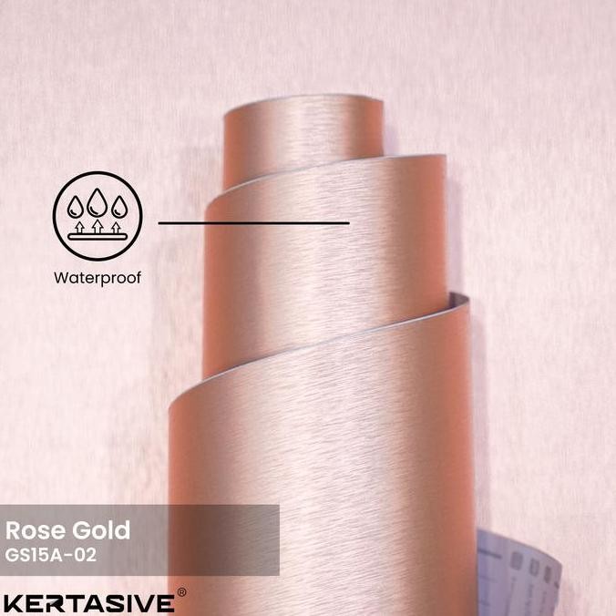 DF209>> ROSE GOLD 122CM - KERTASIVE PVC INTERIOR FILM / PELAPIS FURNITURE