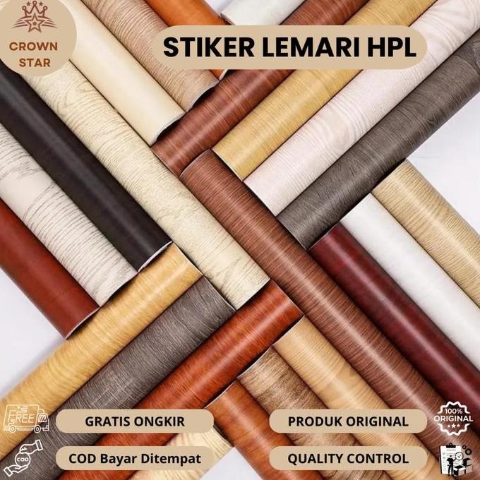 DF334>> WALLPAPER STIKER LEMARI HPL STICKER LEMARI SERBAGUNA STIKER LEMARI PINTU HPL STIKER MEJA