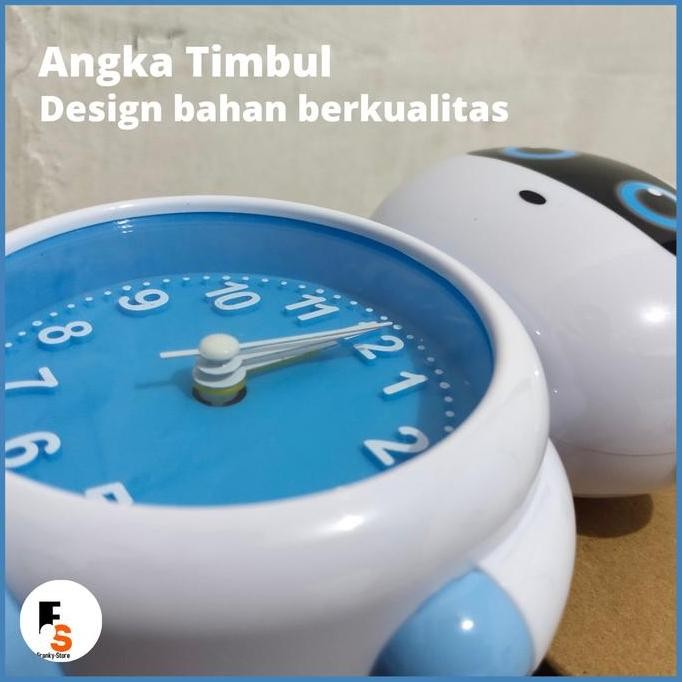DS10 >> Jam Weker/Jam Beker Alarm Meja Ukuran Besar Lucu Unik Model Robot