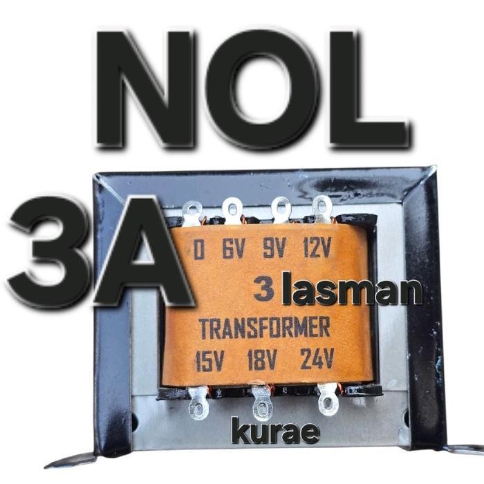 ( 3A NOL ) TRAVO TRAFO 3A engkel  TRANSFORMATOR BALAST ADAPTOR POWER SUPPLY PSU STEP DOWN STEPDOWN A