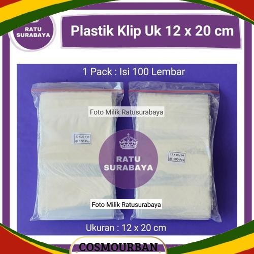 Termurah Plastik Klip Ziplock 11x20 12x20 13x20 14x20 15x20 16x20 isi 100 Kantong Zipper Packing Mas