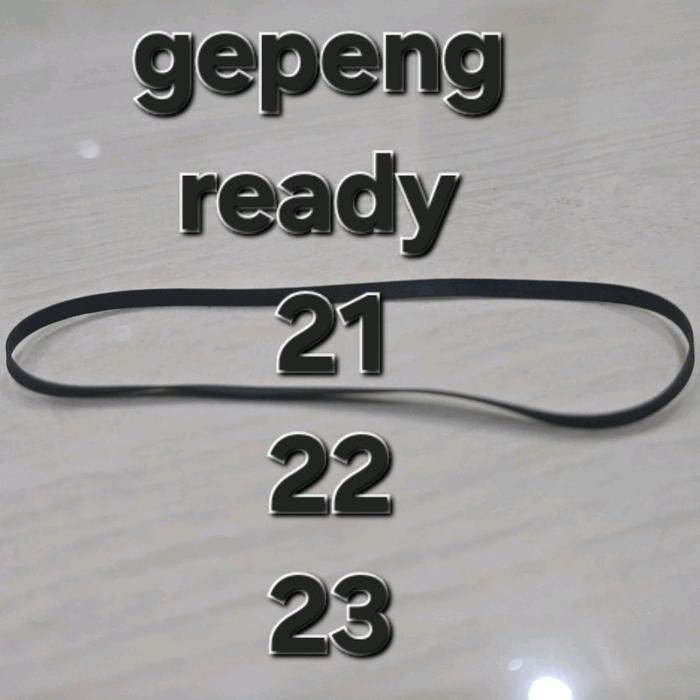 KARET TAPE GEPENG TALI MEKANIK RODA MOTOR DINAMO TAPE DECK JADUL Ukuran Karet Belt TEAC W-760R & W-7
