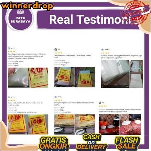 Paling Murah Plastik Klip Ziplock 11x20 12x20 13x20 14x20 15x20 16x20 isi 100 Kantong Zipper Packing