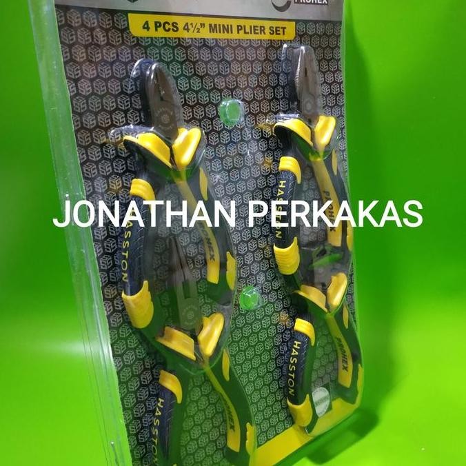 Tang Mini Haston Prohex/Tang Set Kecil Haston/Tang Isi 4Pcs Haston