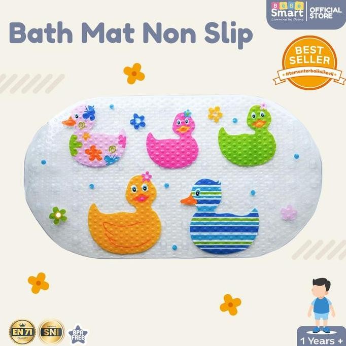 Alas Kamar Mandi Anti Slip | Bebe Smart Bath Mat Anti Slip | Anti Slip Kamar Mandi | Alas Mandi Bayi