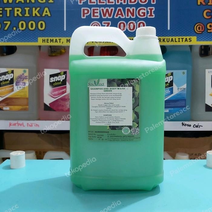 sabun mandi cair bodyfoam 2in1 shampo hotel wangi jasmine melati kraton bali kental souvens 5 liter 