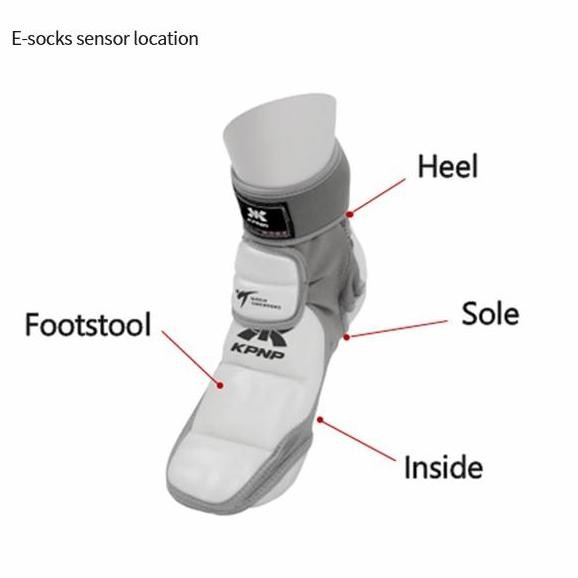 E Foot Kpnp Sensor Taekwondo / E Socks / Electronic Socks Original