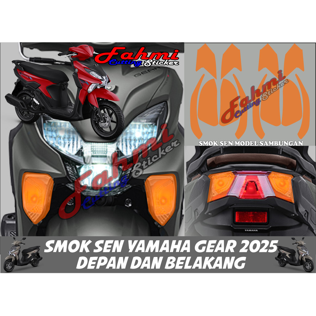 STICKER STIKER SEN YAMAHA GEAR 125 NEW 2025