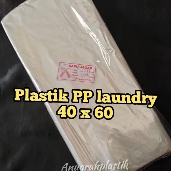 Kantong Plastik Pp Laundry Uk 40 X 60 / Plastik Laundry