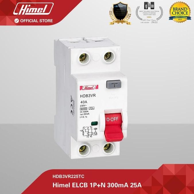 Himel Elcb 1P+N 300Ma 25A