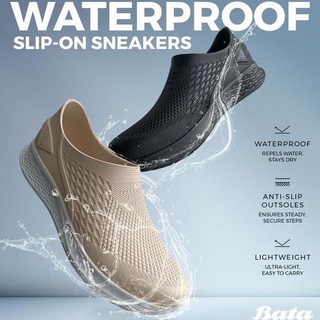 BATA - BENNY "Rubber" Sepatu Slip On Karet Wanita Tersedia LL