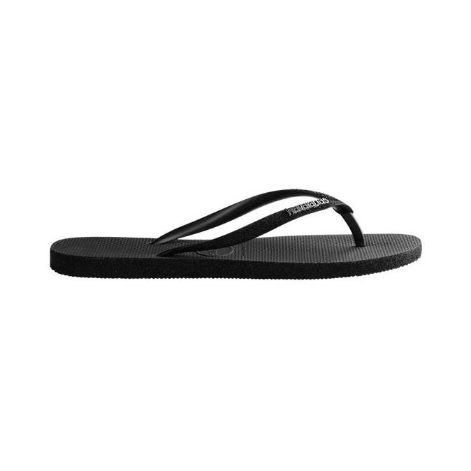 Havaianas 0090 Slim Sparkle Metallic - Black - Sandal Wanita