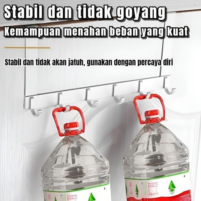 Promo Gantungan Baju Pintu Kamar Tidur Gantungan Aluminium Dapat Disesuaikan Gantungan Rak Dinding K