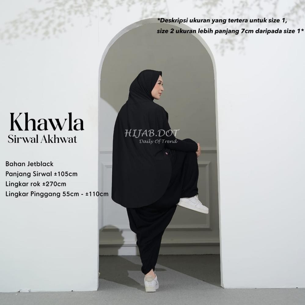 Terlaris Khawla Celana Sirwal Akhwat Olahraga Syari Hijab.Dot R-77